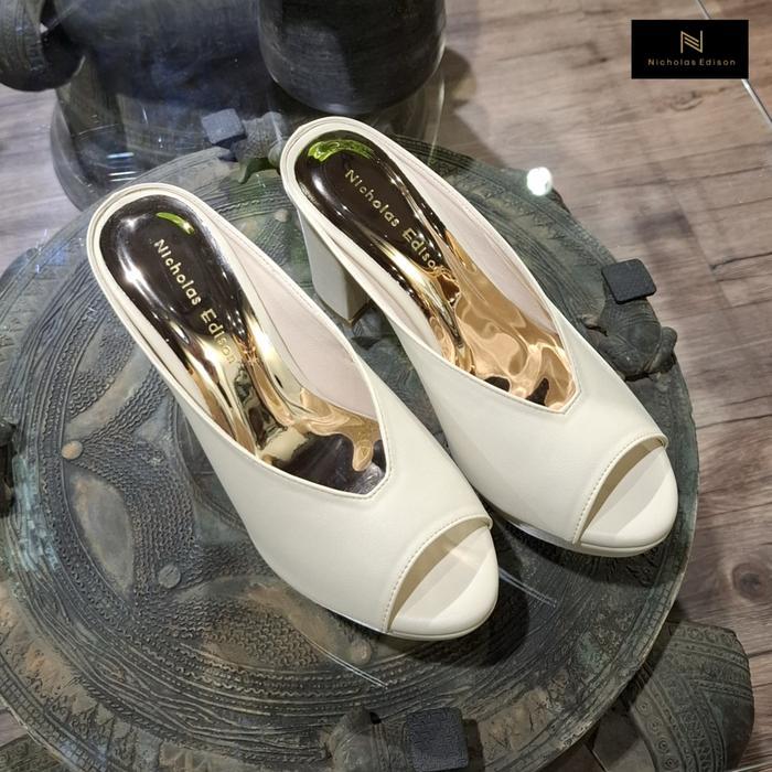 Nicholas Edison Heels Lela Block Heels slip on nyaman
