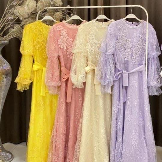 dress gamis pesta by vivorie