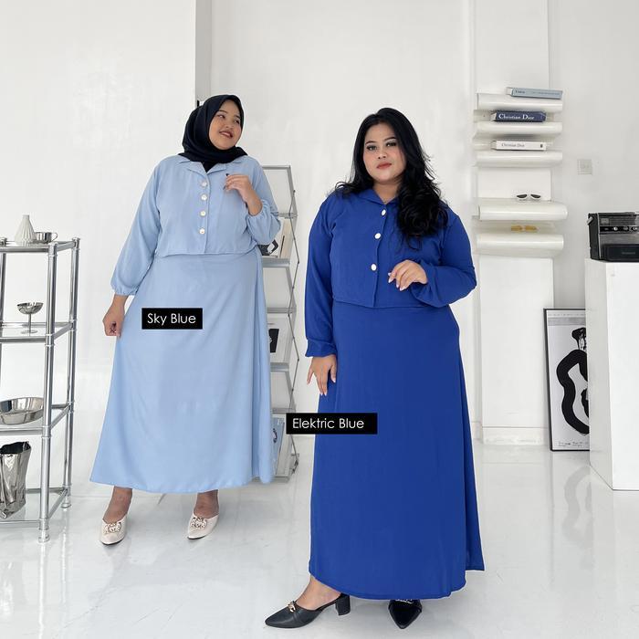 MOKMOK - ADIBA SET DRESS BigSize JumboSize