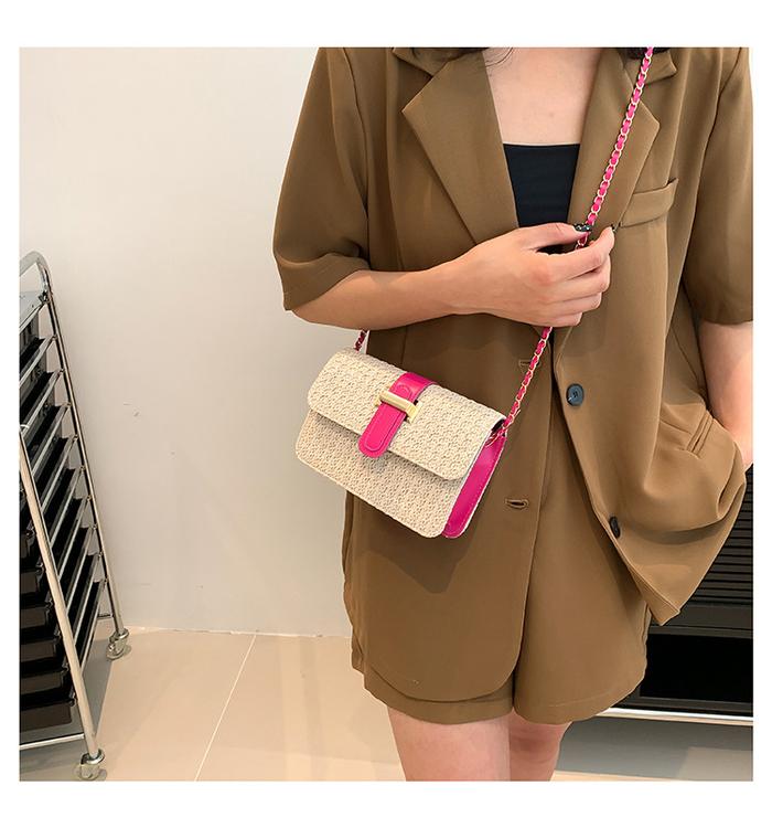 DD127 Tas Selempang Wanita Rajut Korean Style 8763 Sling Bag Perempuan Kekinian