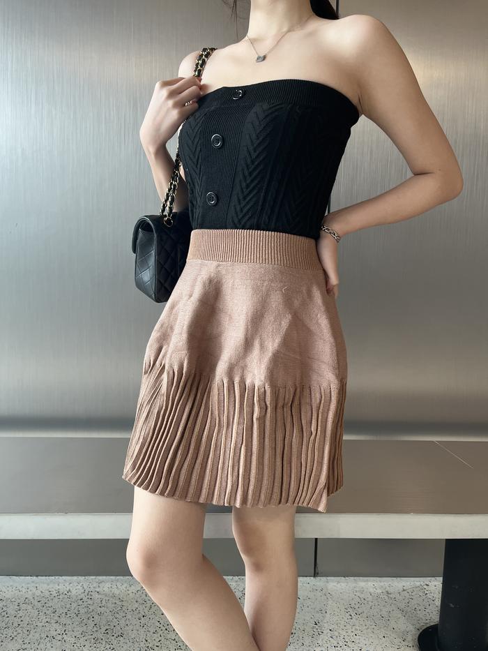 BELFE - Yesseul Knitt Skirt Korean Style