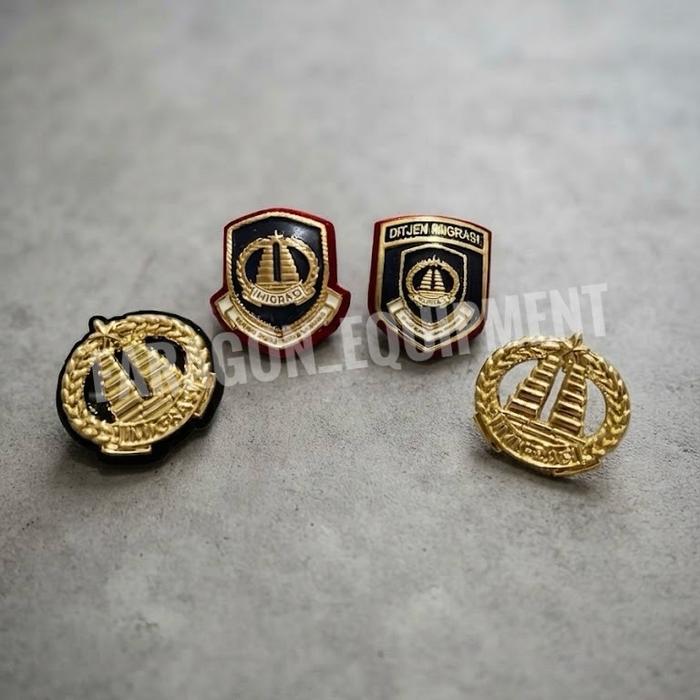 Pin Dinas Imigrasi | Pin Ditjen Imigrasi | Pin Imigrasi | Pin Pijem Imigrasi | Atribut Dinas Imigras