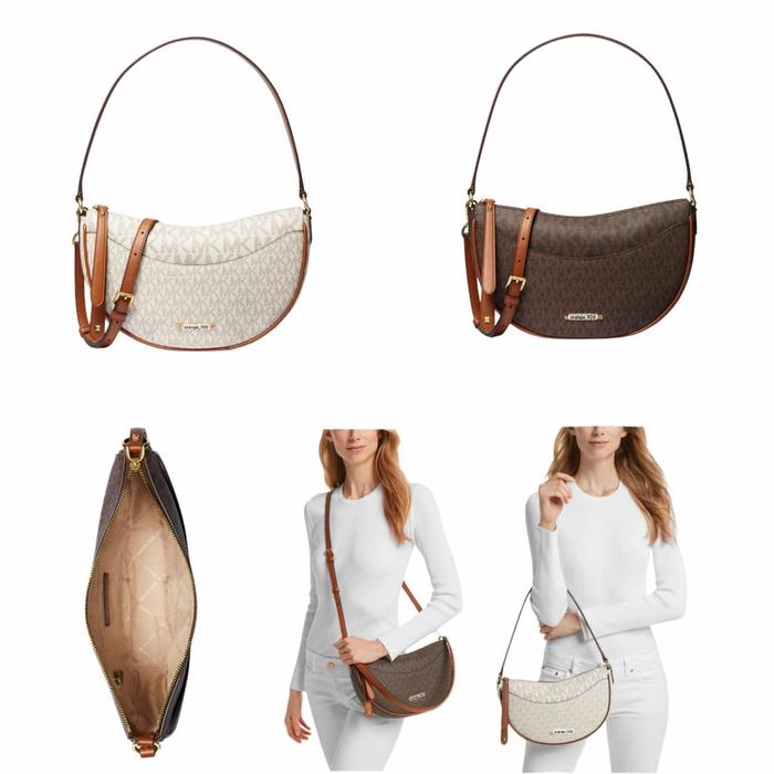 TAS WANITA MK DOVER Medium Half Moon Shoulder Bag ORIGINAL