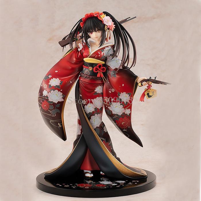 23cm Date A Live Anime Figure Tokisaki Kurumi Action Figure Kimono