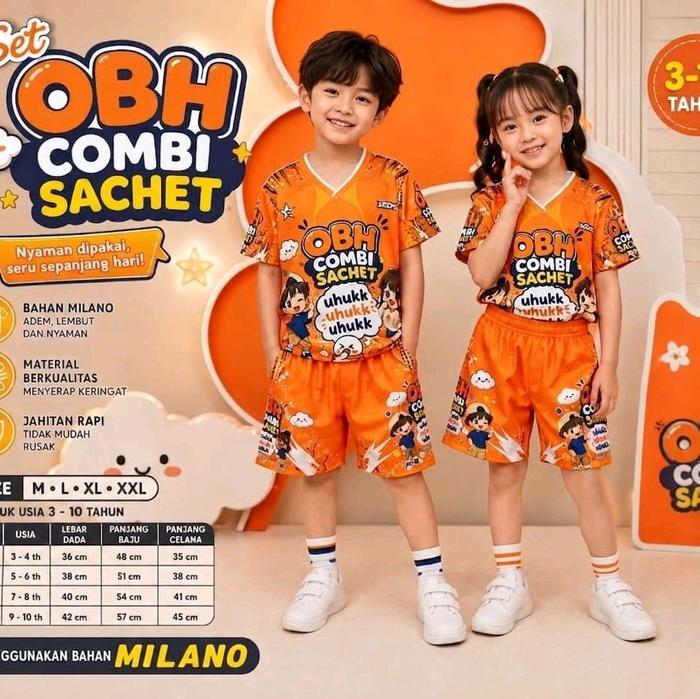 JERSEY ANAK OBH COMBI CEWEK COWOK BIAR ANAK ANDA GAK BATUK PAKE BAJU OBH COMBI