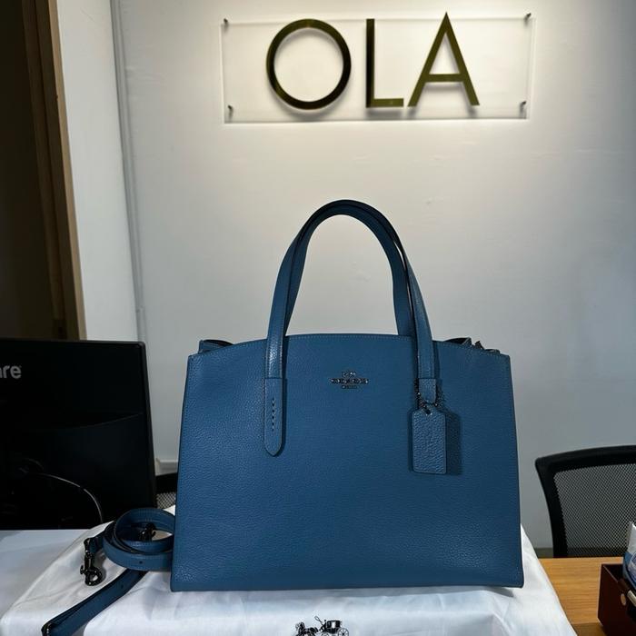 Tas Preloved Coach Large Hobo Bag (Blue) Authentic & Original