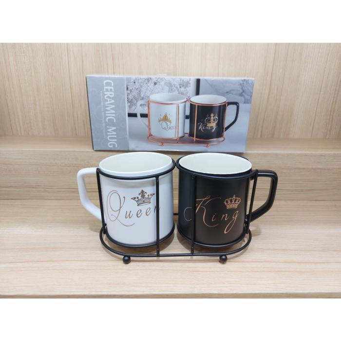 Mug Set Keramik Couple + Box