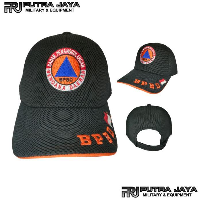 COD ( BAYAR DI TEMPAT) TOPI BPBD HITAM
