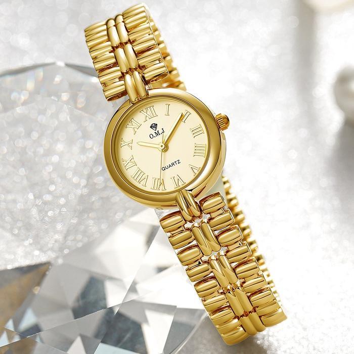 O.M.J Jam Tangan Wanita Original Baja Anti Karat Strap Asli Seri G083 Watches #gratisongkir