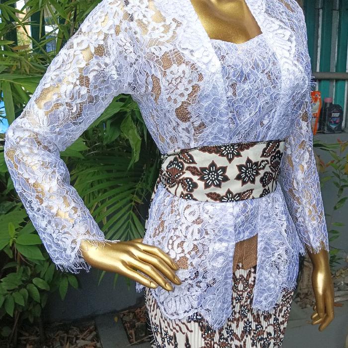 kebaya dewasa metalik || kebaya jadi metalik
