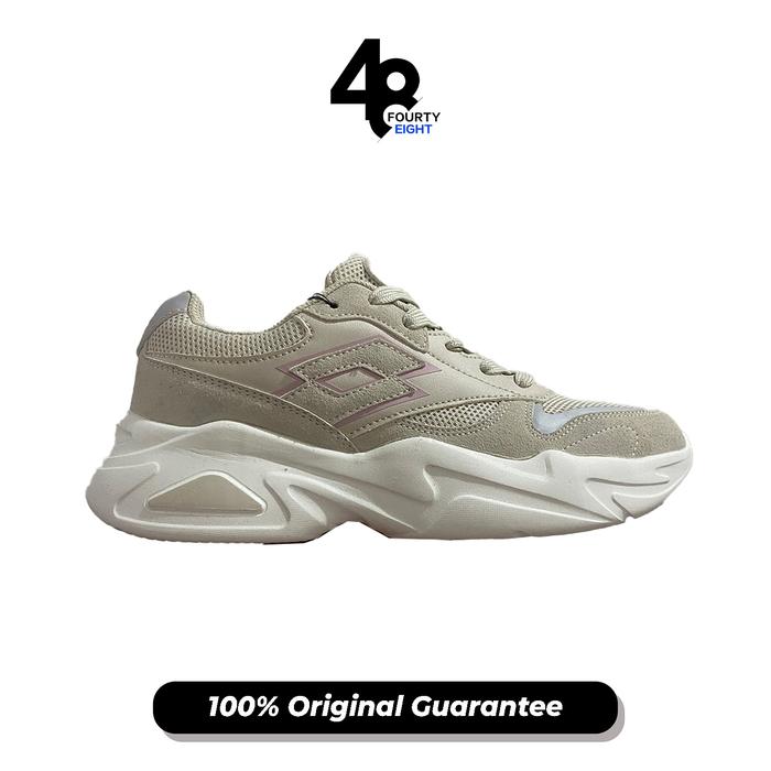 Sepatu Lari Wanita Lotto Erica Beige (LOTLS250206H) Original