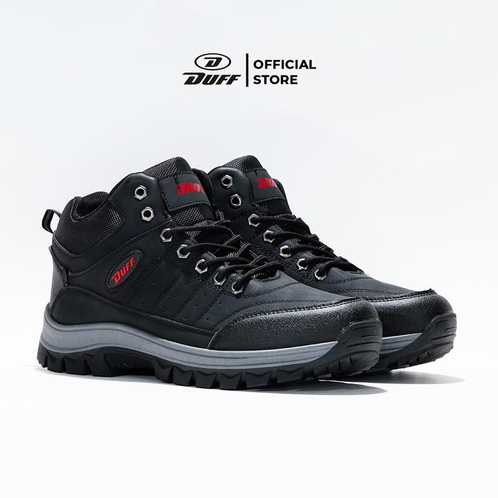 Duff Official - Sepatu Outdoor Pria - Hiking Hitam