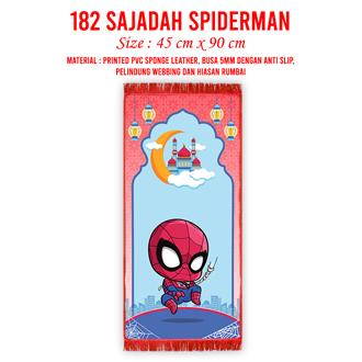 Sajadah Anak Karakter Spiderman Kado Hadiah Ultah Souvenir Kelulusan Juara Naik Kelas Ulang Tahun 1