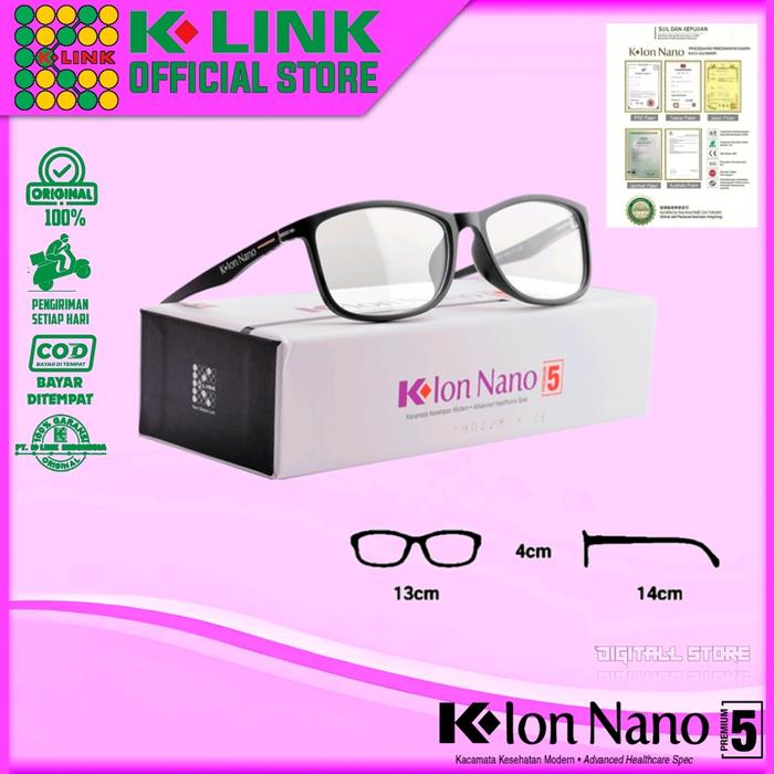 K ion nano premium5 kacamata muti fungsi untuk segala gangguan mata ori PT K-LINK Indonesia