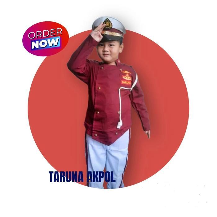 PROMO Baju Profesi Taruna Akpol Kostum Anak Fashion Loreng Ripstock Lengkap Dengan Talikur Peluit Ba
