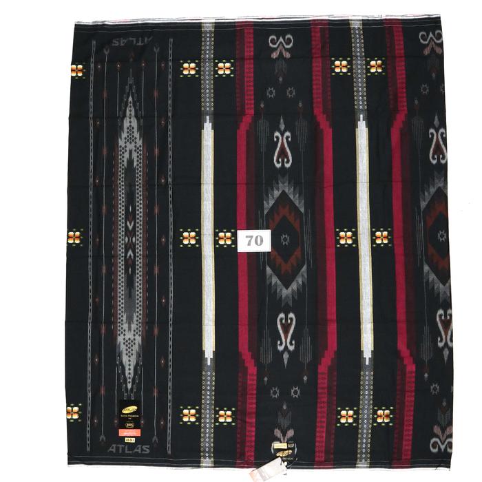 Sarung ATLAS Super Premium Gold S940 Motif SKA Varian Hitam Putih Warna Harga Terjangkau