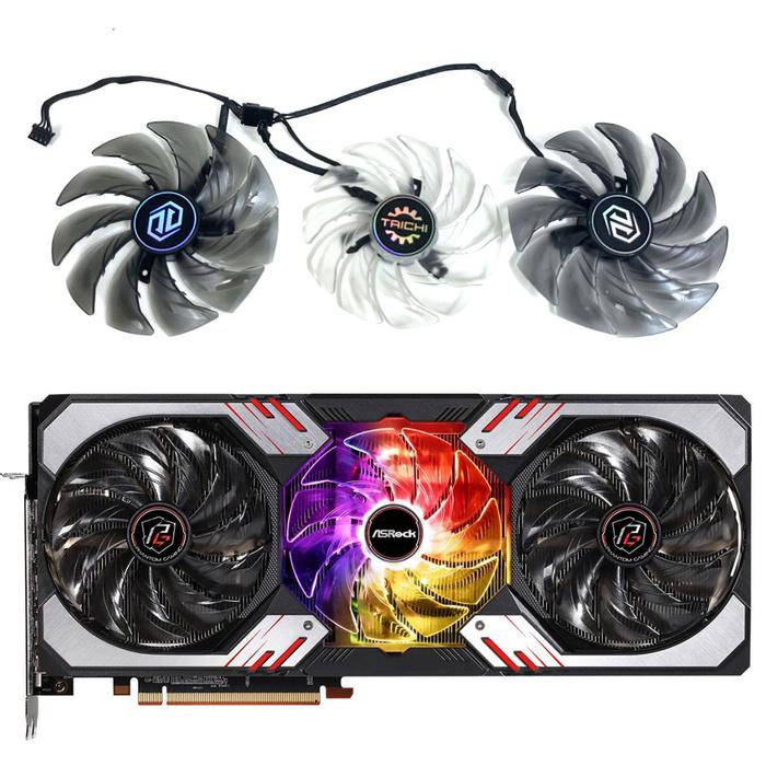 Original FDC10H12S9-C RX 6800XT、6900XT Phantom Gaming FAN，For ASRock RX 6800、6800XT、6900XT Phantom G
