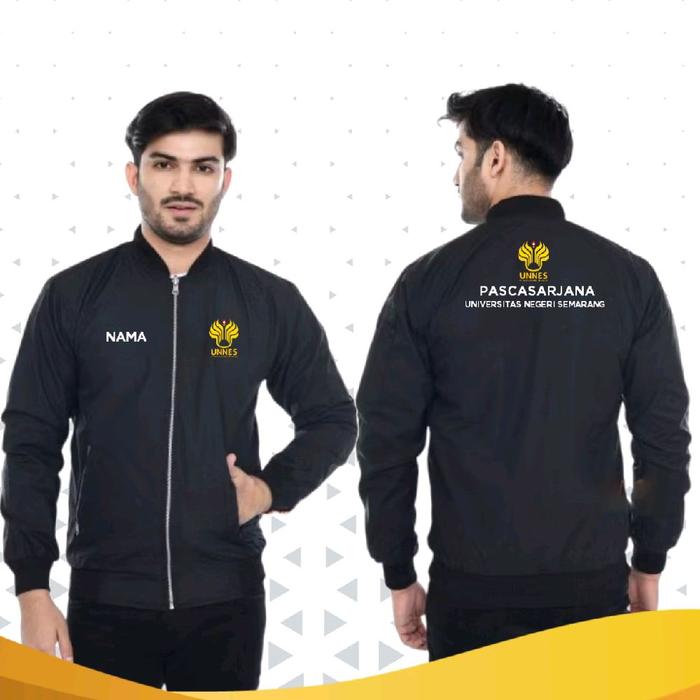Jaket Unnes Bordir Jaket Universitas Negeri Semarang Bomber