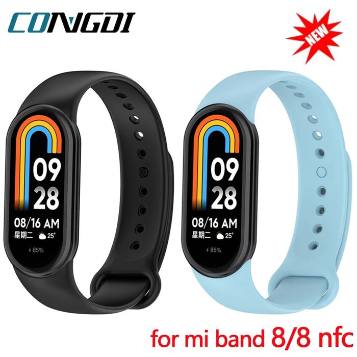 Bracelet Strap Replacement Strap For Xiaomi 8, Liquid, Silicone,