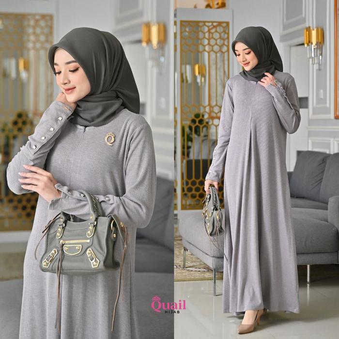 Quail Hijab - Anaisha Dress Knit Premium By Quail Hijab