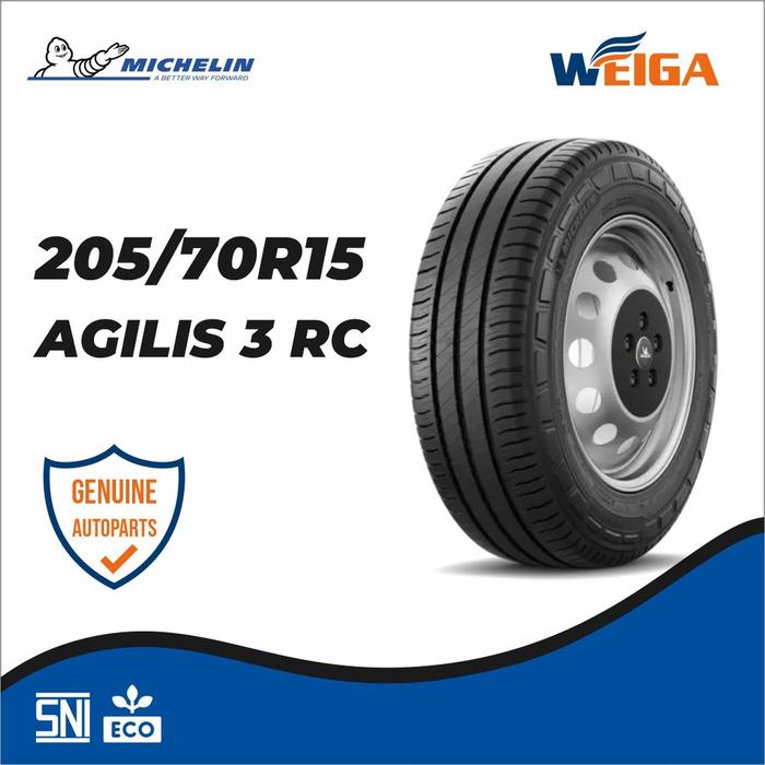 Ban Michelin 205/70R15C Agilis 3 untuk Hiace, Mitsubishi L300, Isuzu Panther, Isuzu Traga, Daihatsu 