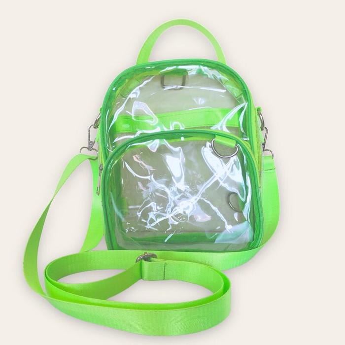 PREMIUM VIRAL TAS RANSEL KONSER BLACKPINK bening anti tahan air waterproof HITAM PINK PUTIH BIRU LIG