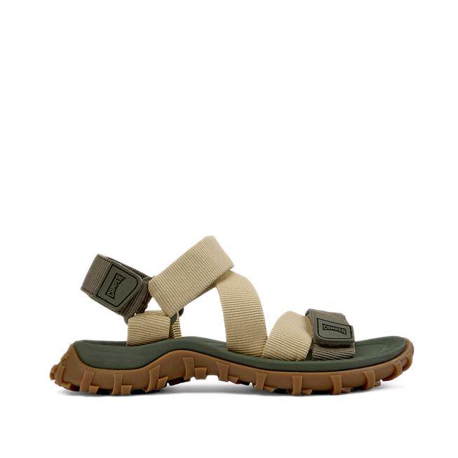 CAMPER Women's Sandals Dean Green Sandal Wanita Original dengan Desain Nyaman dan Tali Adjustable -