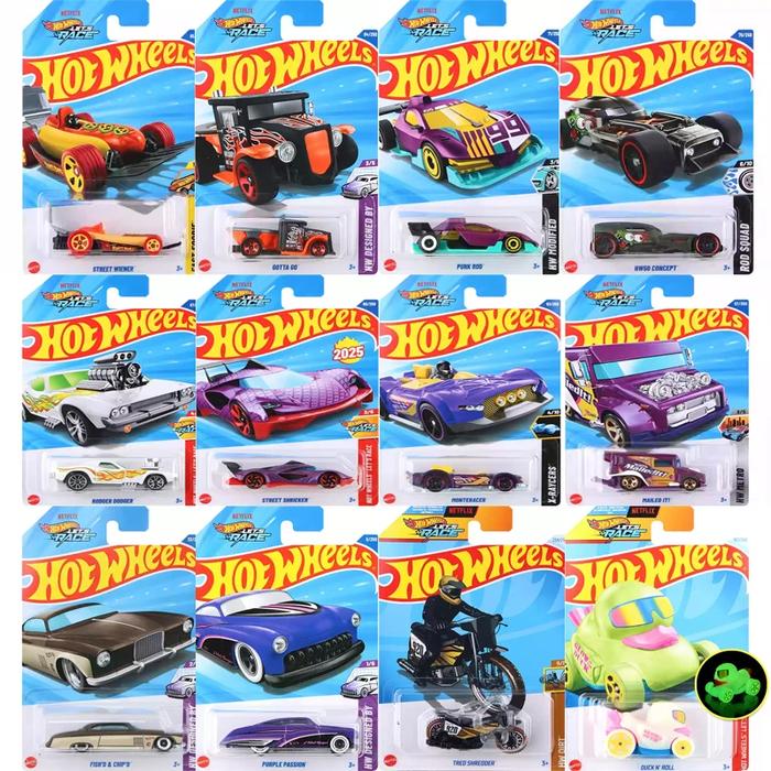 Original Hot Wheels Car Let's Race 1/64 Diecast Boy Toy Carro Wiener Gotta Go Concept Mailed Purple 