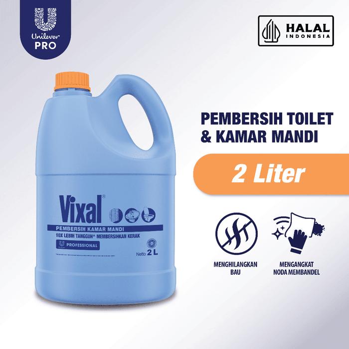 Vixal Professional Pembersih Kamar Mandi & Porselen 2 L Jerigen Untuk Horeka