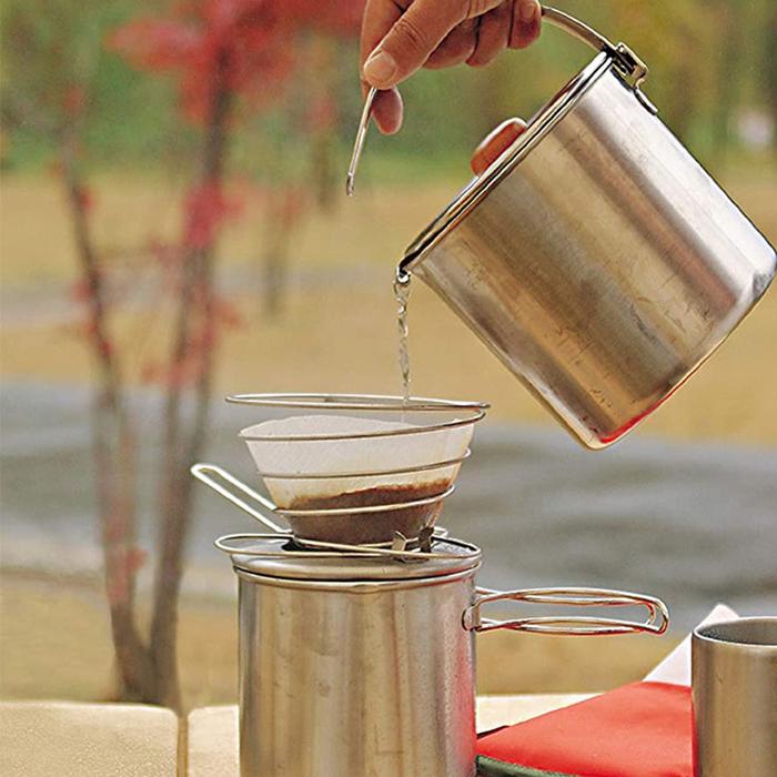 New 1pcs Coffee filter cup Outdoor camping coffee drip rack