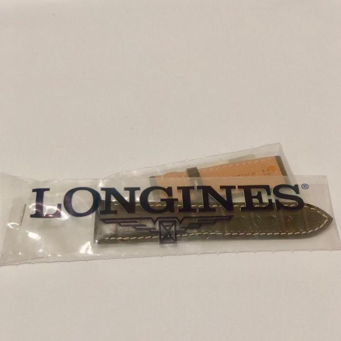 Longines leather strap croco official longines master collection