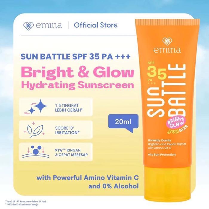 Sun battle emina sunscreen SPF 30 - -, -