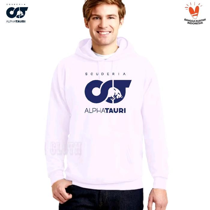 Hoodie Jaket Sweater Team Balap Alpha Tauri Formula One F1 Alpha Tauri