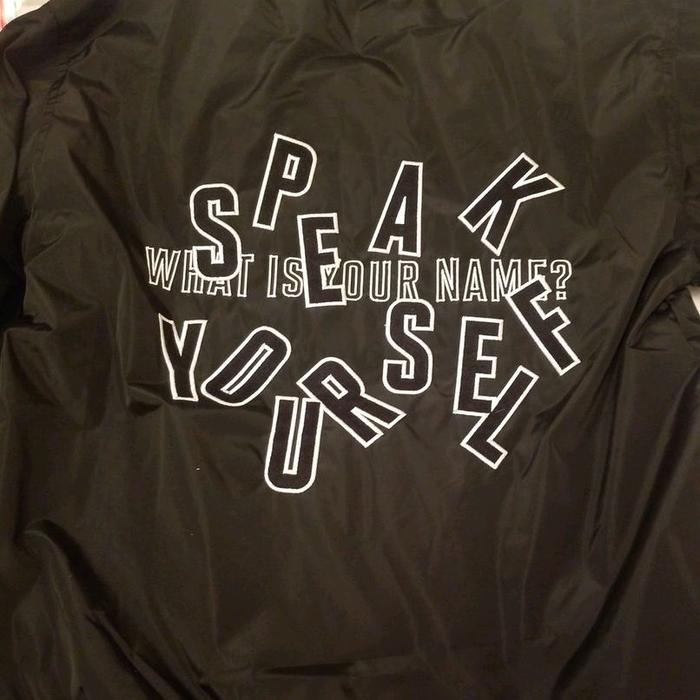 BOMBER JACKET BTS : SPEAK YOURSELF TOUR XL