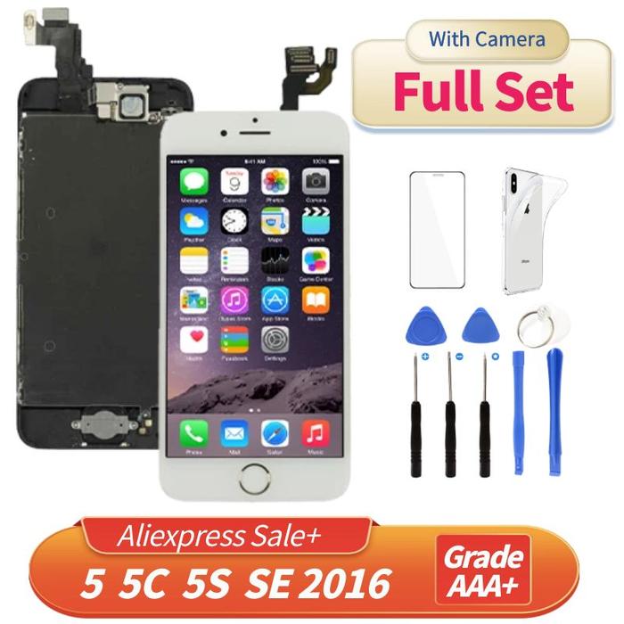 No.1 Display For iPhone 5 5S 5C SE 2016 LCD Screen Touch Digitizer