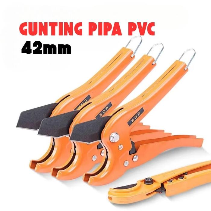 Gunting Pipa Pvc 42Mm Pipe Cutter Tang Potong Belter Pemotong Paralon Professional