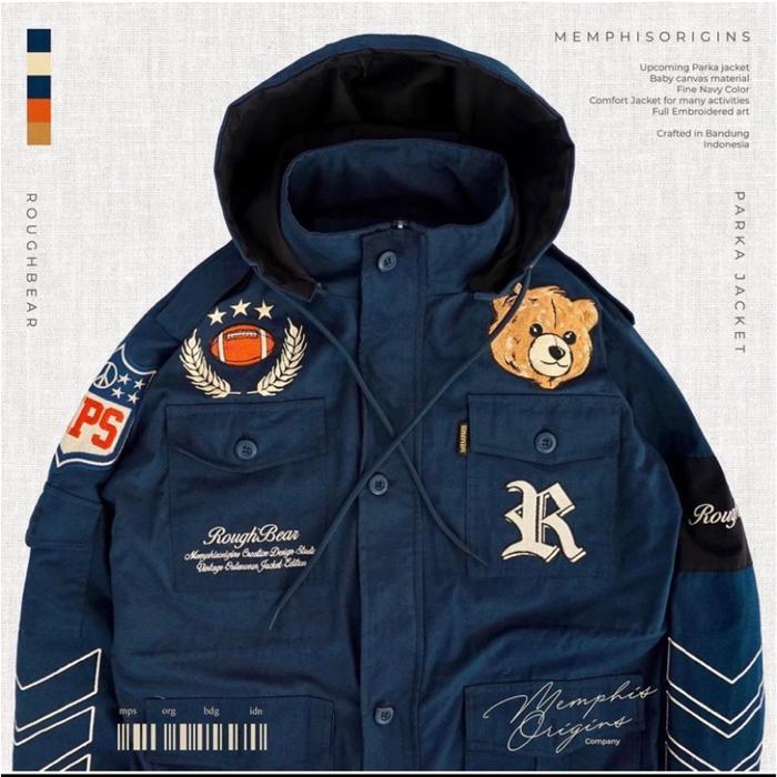 [ORIGINAL] PARKA JACKET MAISON | ROUGHBEAR | TACTICAL | BRIGHTON |