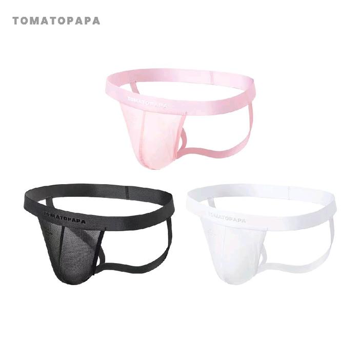 Tomatopapa Original Transparan Jockstrap Underwear Support Pria