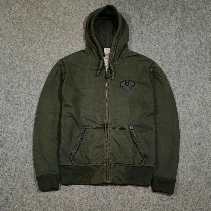 Jaket Hoodie pria TRUE RELIGION size L second