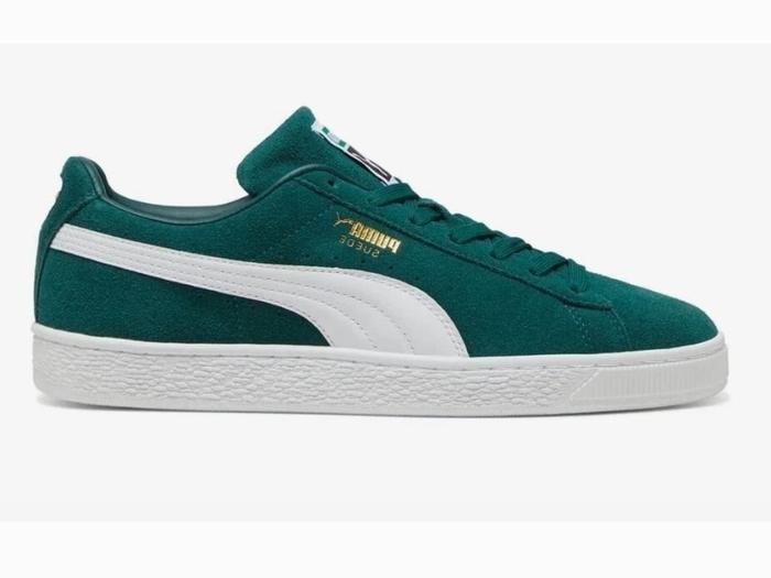 SEPATU SNEAKERS PUMA SUEDE CLASSIC Dark Myrtle/White ORIGINAL 100%