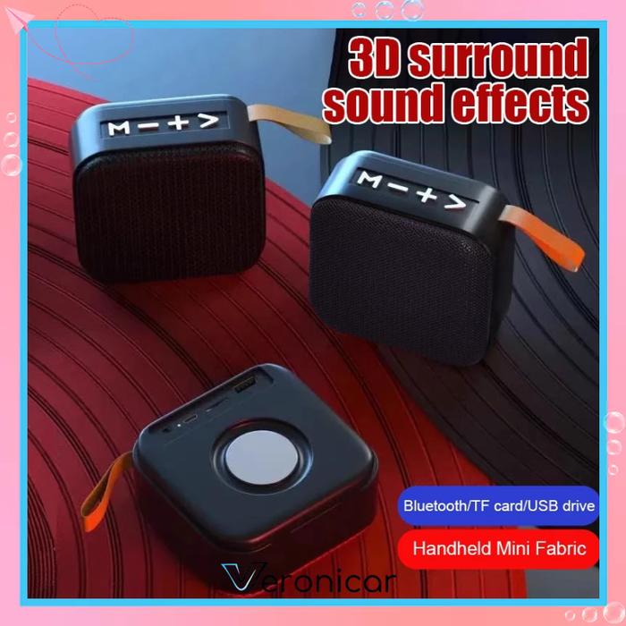 Speaker Bluetooth Wireless T5 Mini - Musik Box Super Full BASS - Kualitas Premium-Ver