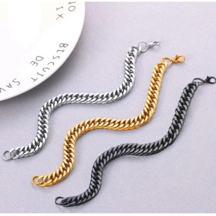 GELANG RANTAI TITANIUM PENGAIT CAPIT UDANG