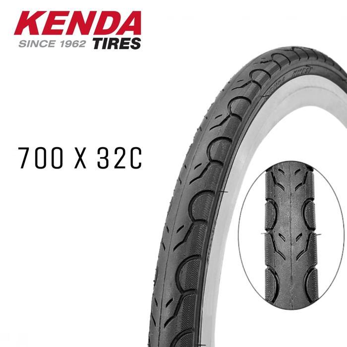 ban luar sepeda kenda kwest 700x32c hitam polos 700 x 32c Fixxie RB