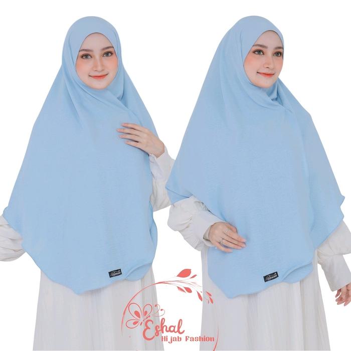 Pashmina Oval  Crinkle Airflow Premium Hijab Jilbab  Syari Syal Pasmina Curve Cringkle airflow Size 