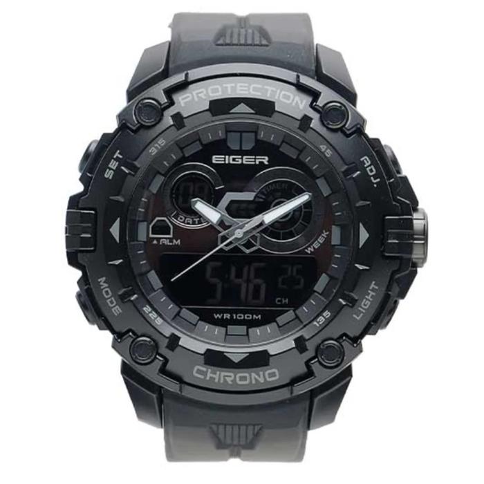 Eiger Alverstone Watch Jam Tangan Pria Tahan Air 100M dengan Fitur Chrono dan Proteksi Optimal Smart
