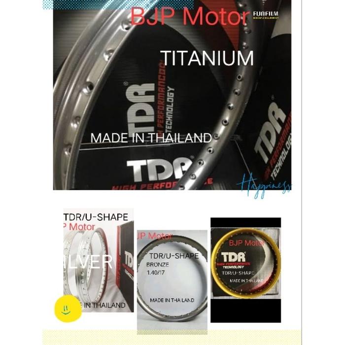 Velak TDR/U-Shape Ring 17/140 (GOLD/TITANIUM/BRONZE/SILVER) GLOSSY 36H MADE IN THAILAND