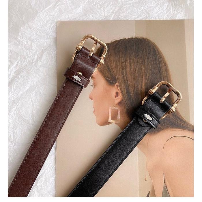 KR Ikat Pinggang Kulit Gesper Wanita Belt Aksesoris Fashion SS289