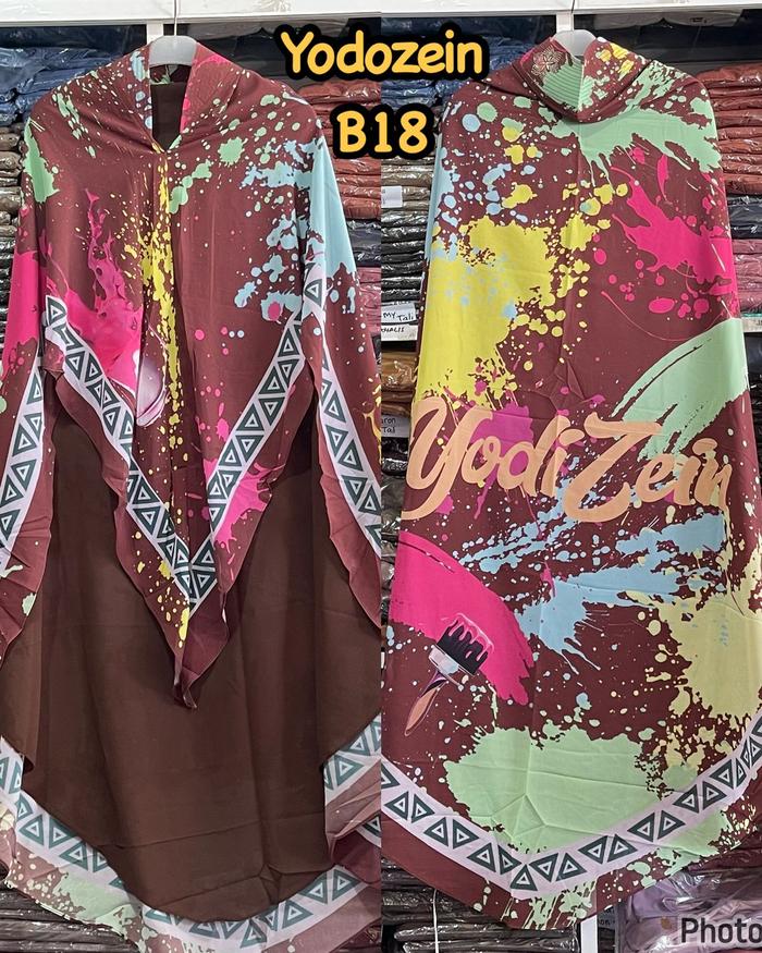 KHIMAR PRINTING YODIZEIN | PUSPITA HIJAB SYARI | HIJAB INSTAN SYARI