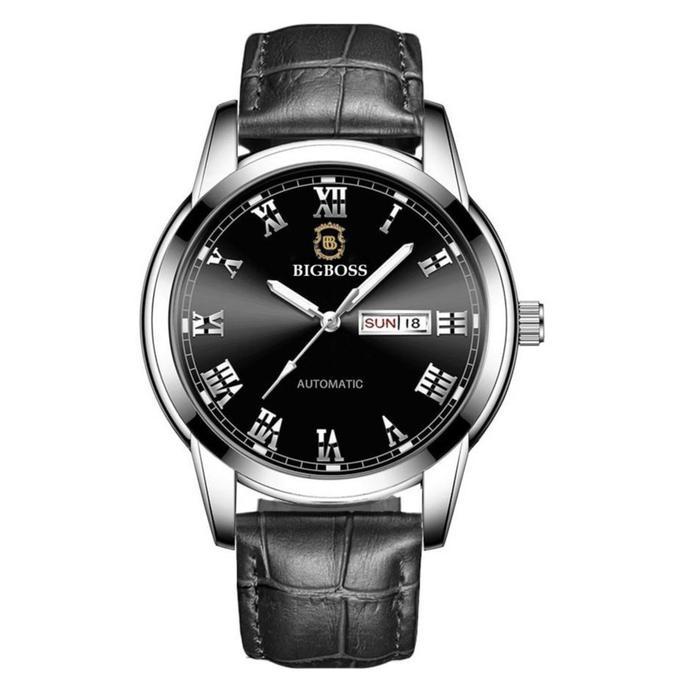 [COD] Jam Tangan Pria FNGEEN JC-33 TALI KULIT  Jam Tangan Pria Original Mewah Kuarsa FREE BOX&BATERA