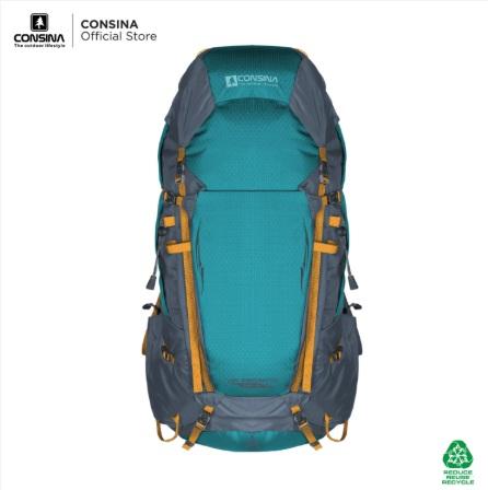 Tas gunung Carrier Consina Via Ferrata 50+5L | include Raincover | Original consina expert series
